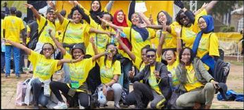 Step for Safety participants celebrating together