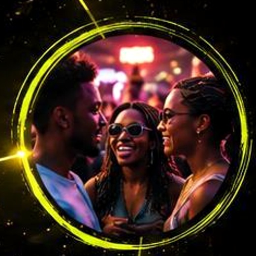 Friends connecting during a brand experience